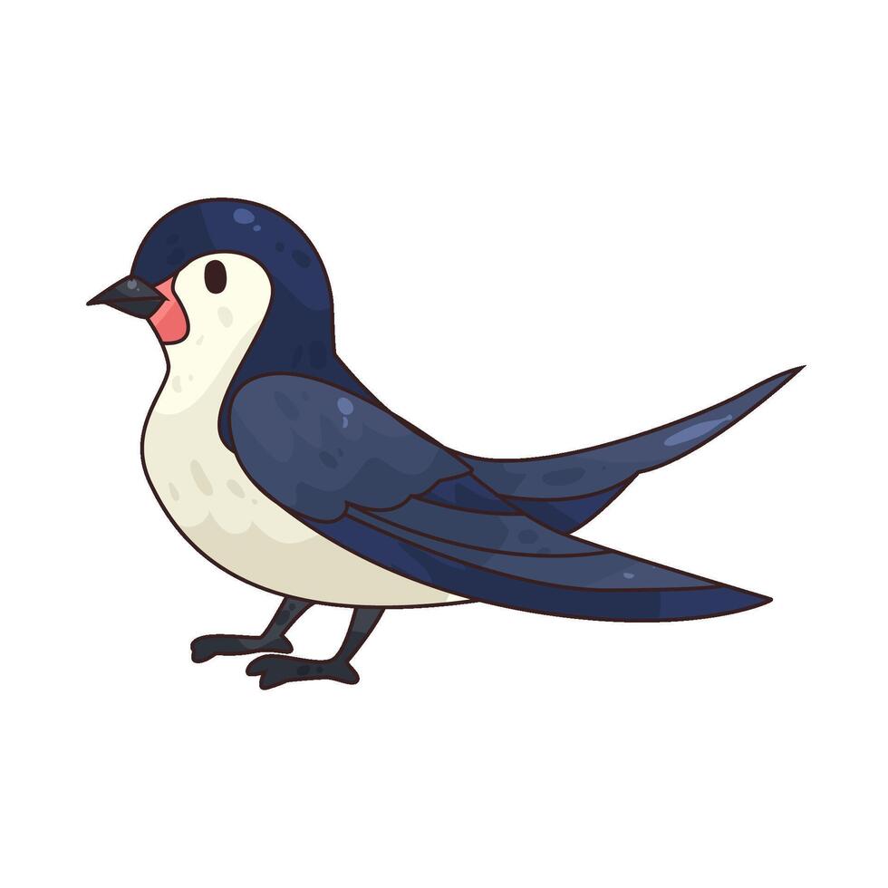 illustration of a crow vector