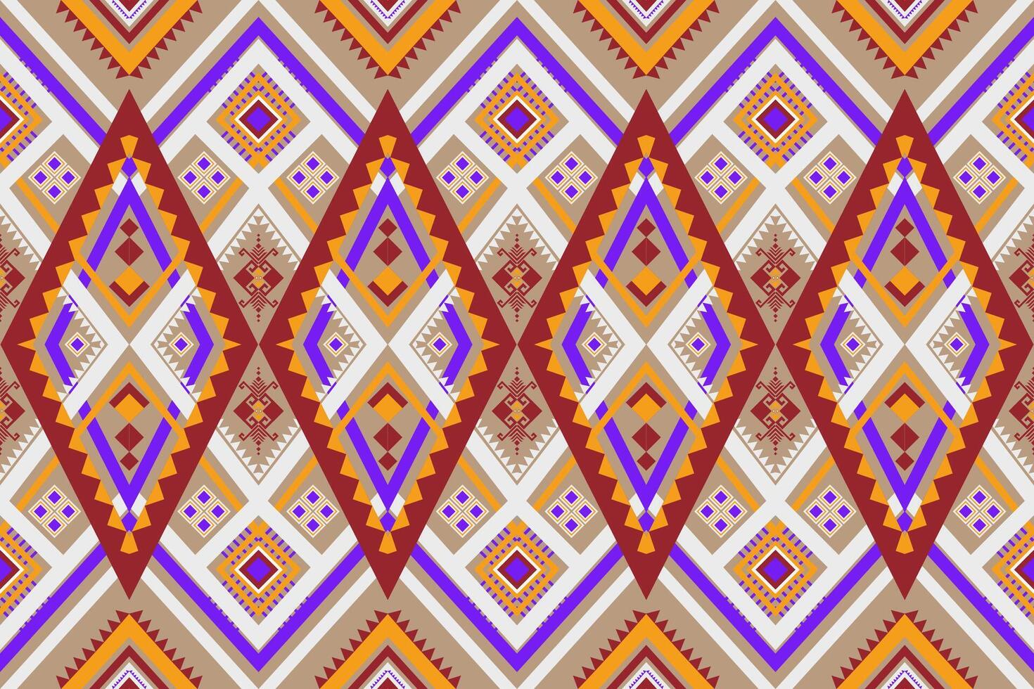 Native abstract geometric beautiful color Ethnic pattern for cloth, fabric, texture vector