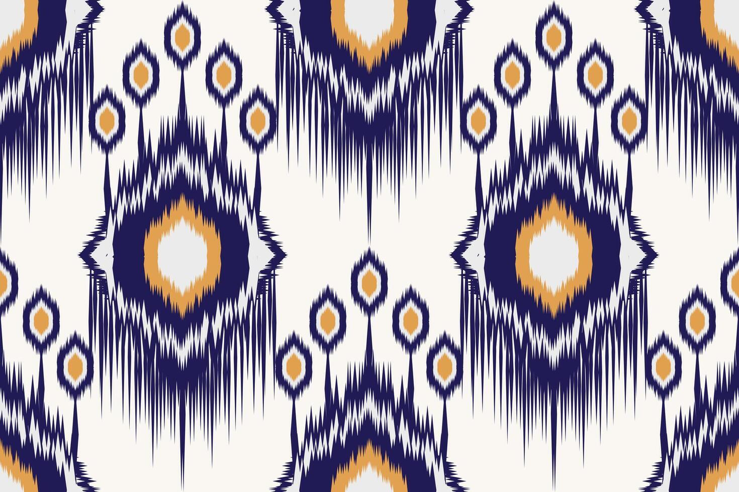 Native Abstract Ikat Pattern design for cloth, fabric, textile, silk vector