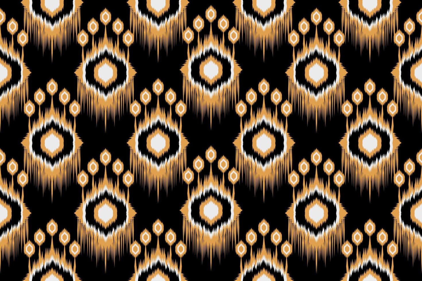 Abstract Ikat Pattern. Traditional geometric Ethnic pattern seamless vector