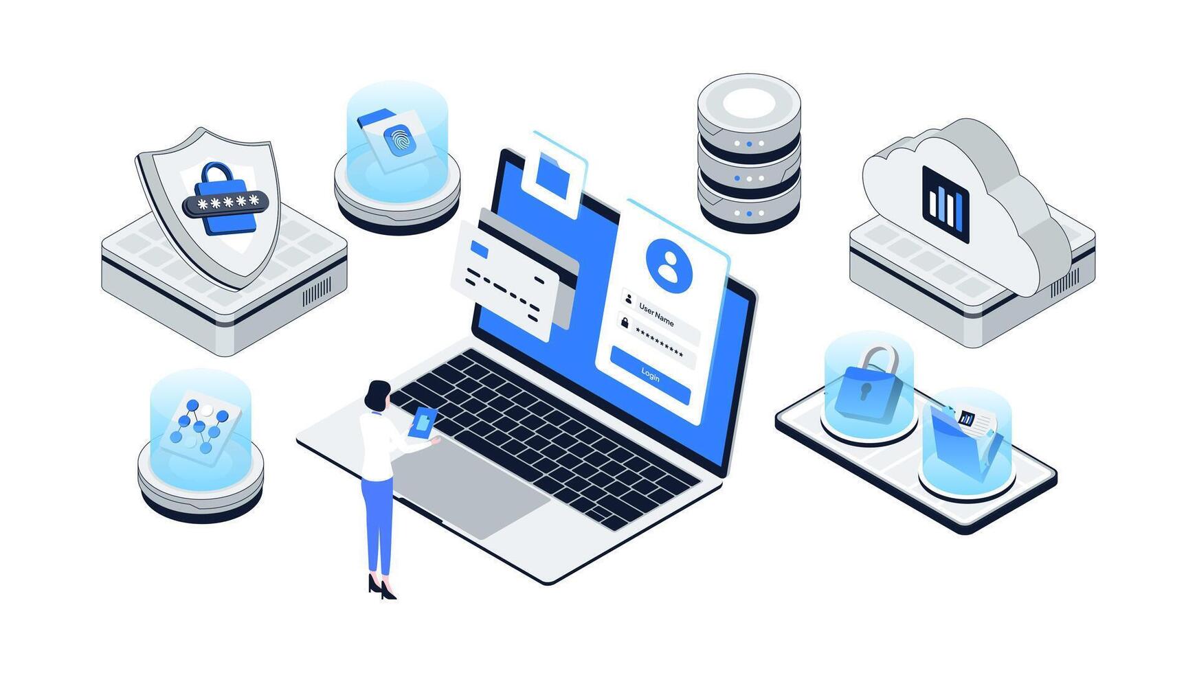 Personal Data Protection vector