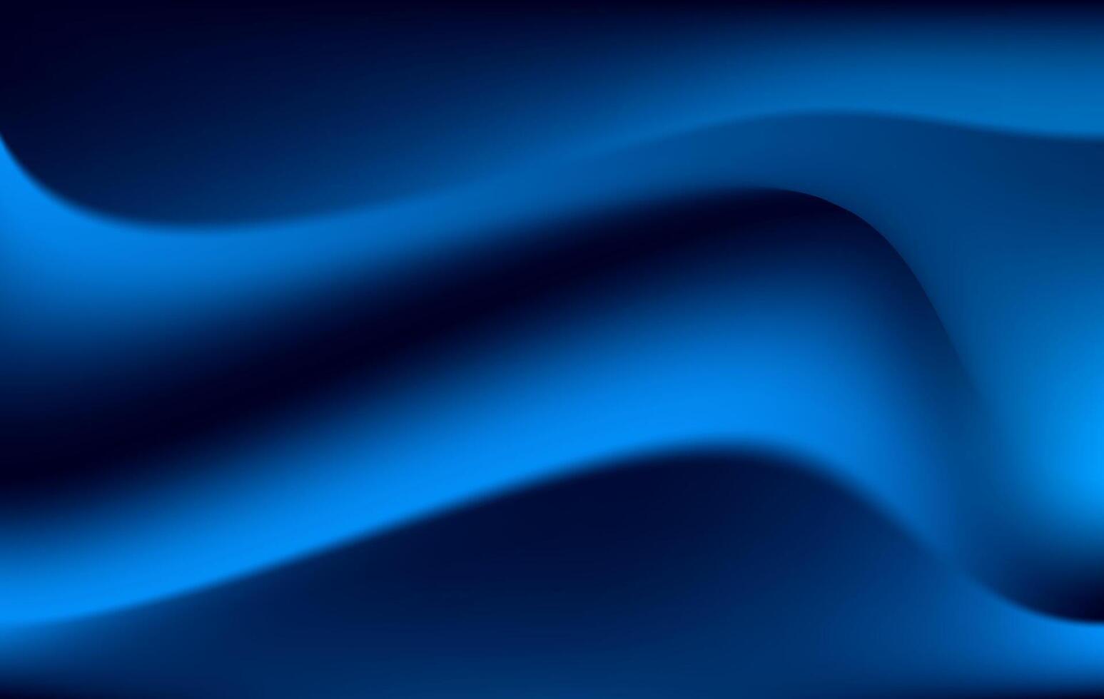 Abstract blue gradient flowing wave vector