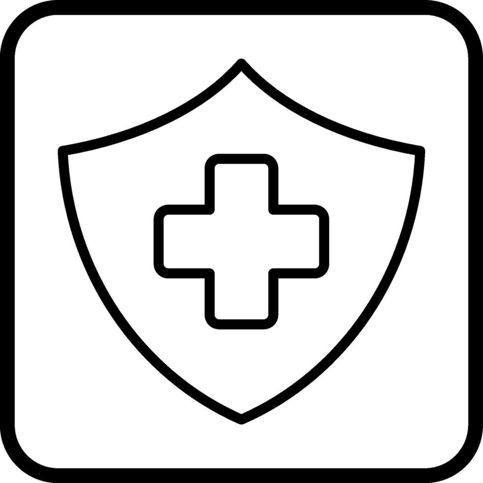 Health insurance card icon for apps and websites vector