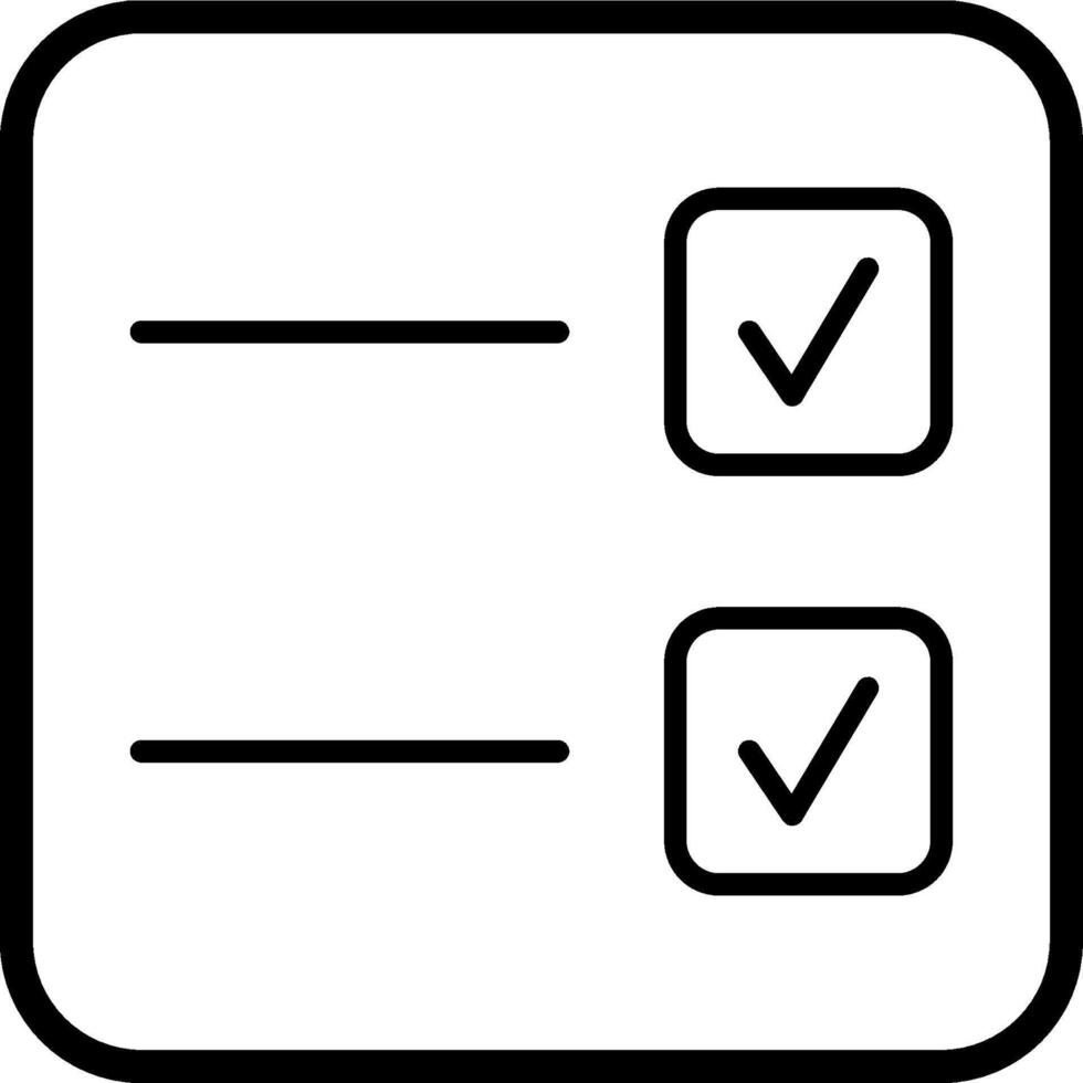 Consent form with checklist icon vector