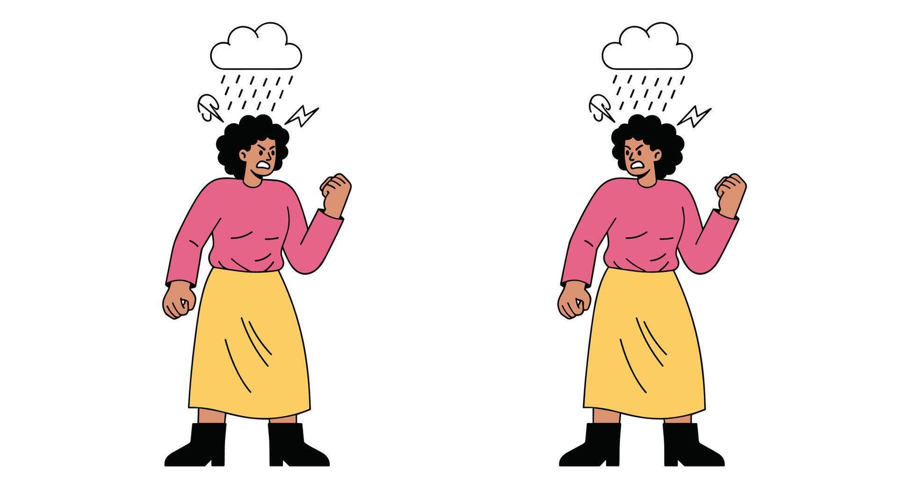 Navigating Daily Life Coping Mechanisms For Mood Changes and Emotions in the Modern Era vector