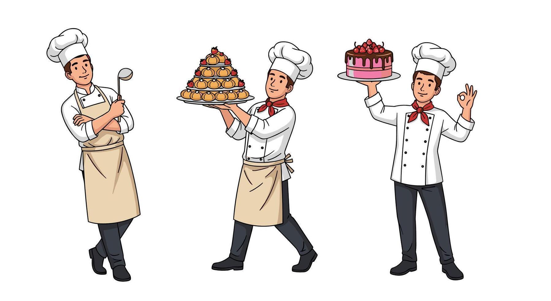 The Art of Baking Delicious Cakes The Magic of Cakes in Baking Arts vector