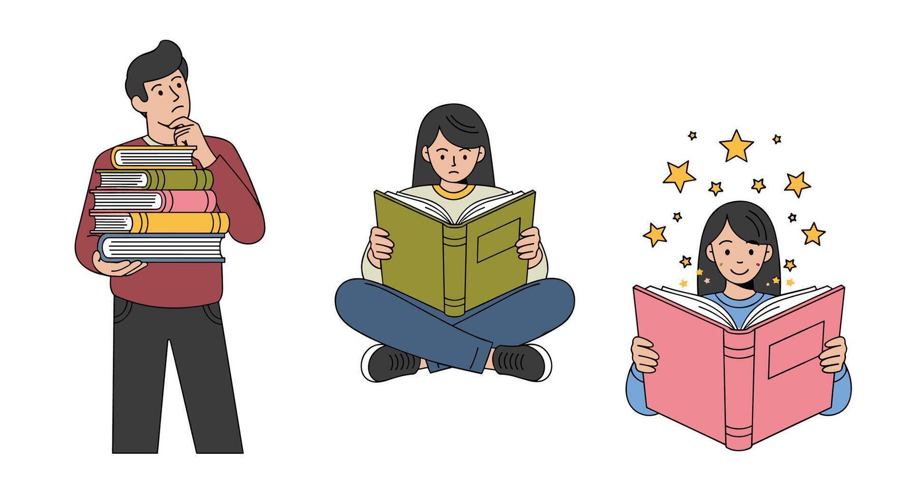 Exploring the World of Knowledge Reading Comprehension and the Joy of Learning New Things vector