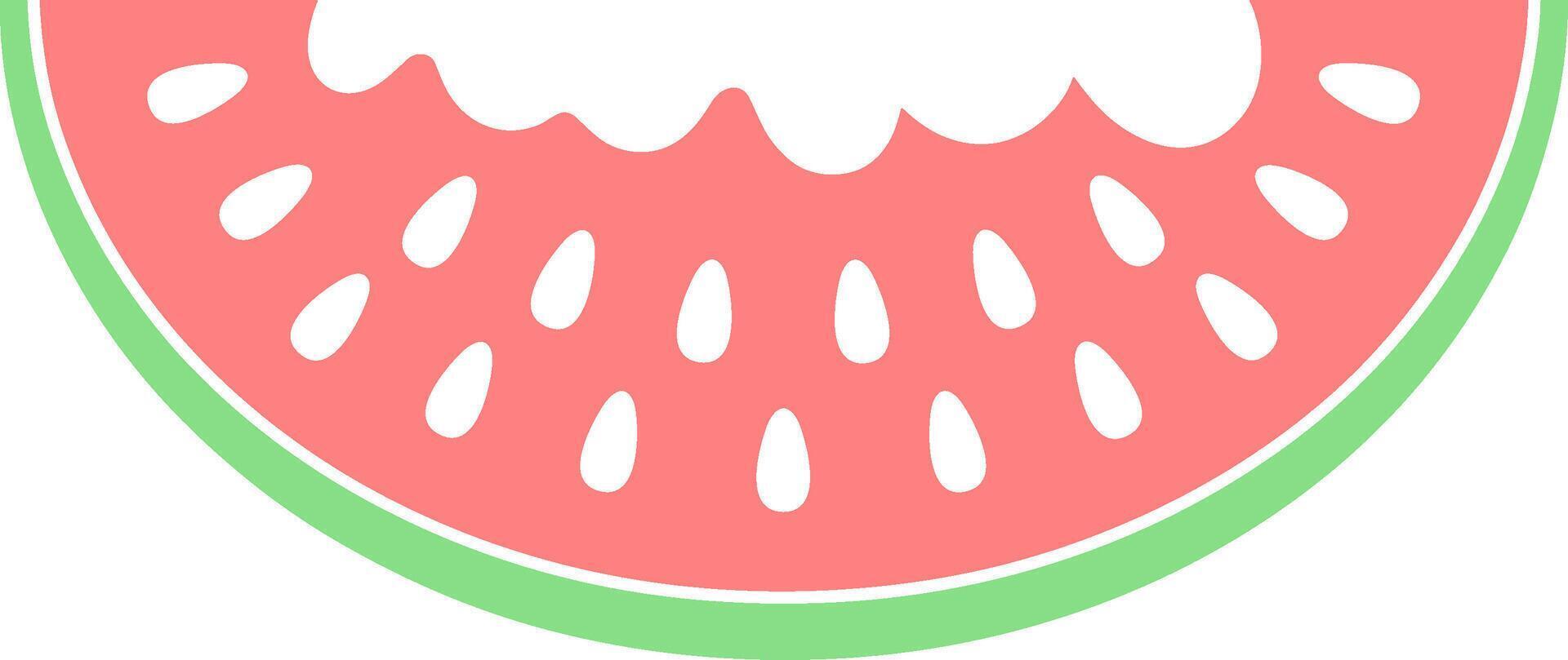 Watermelon clip art vector