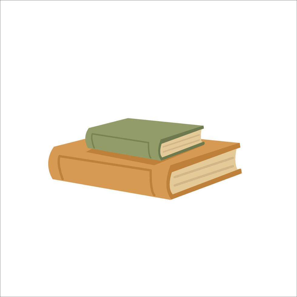 Stacked Books Illustration vector