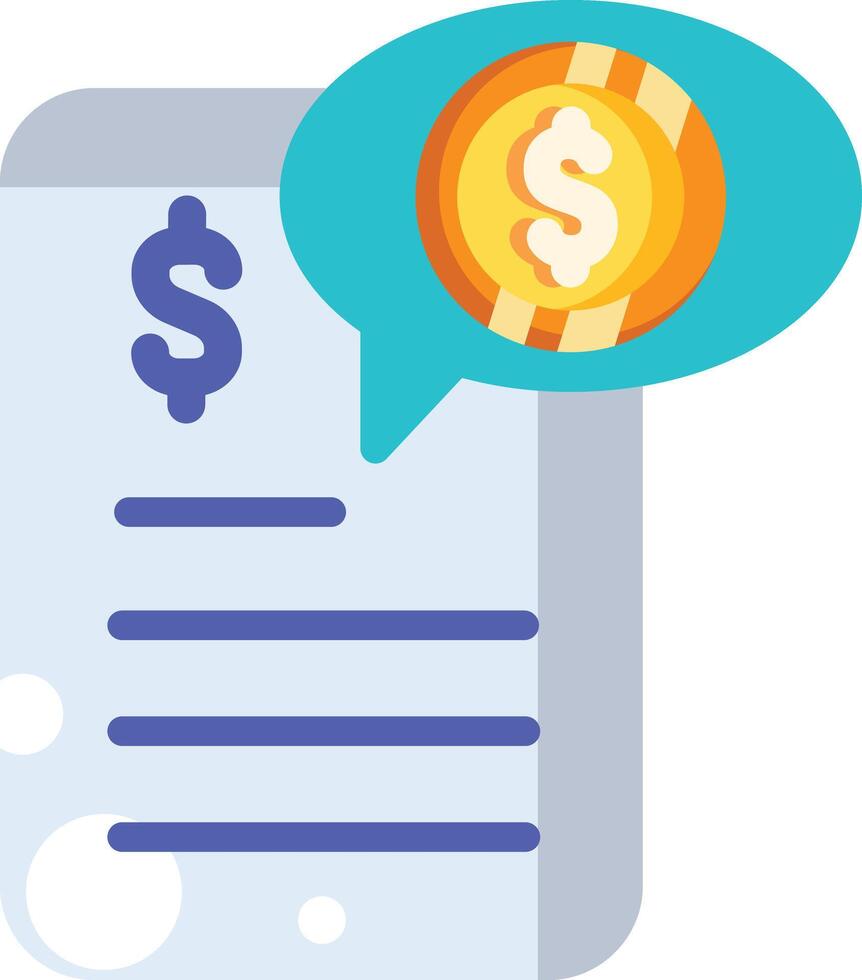 Made in uk a receipt featuring a dollar sign and gold coin icon flat style. vector