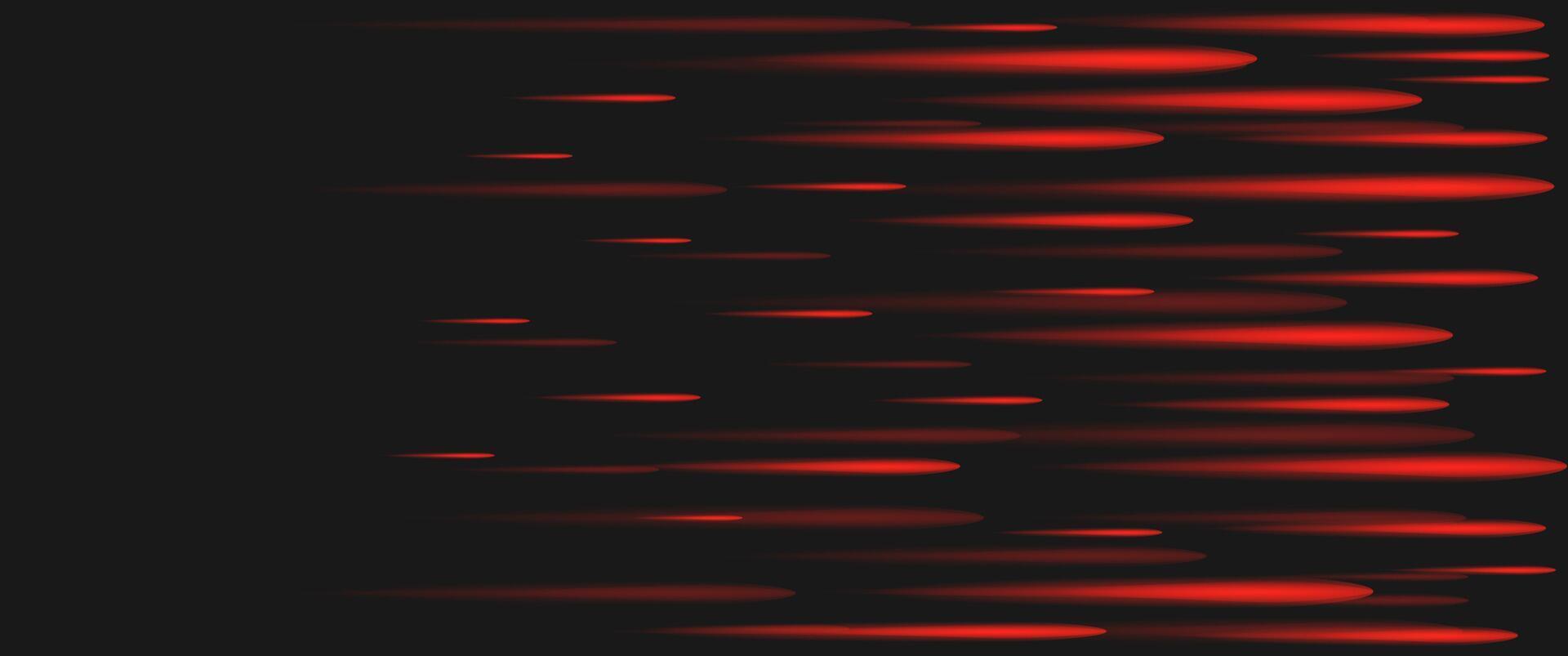 glowing red techno abstract background overlap layer on dark vector