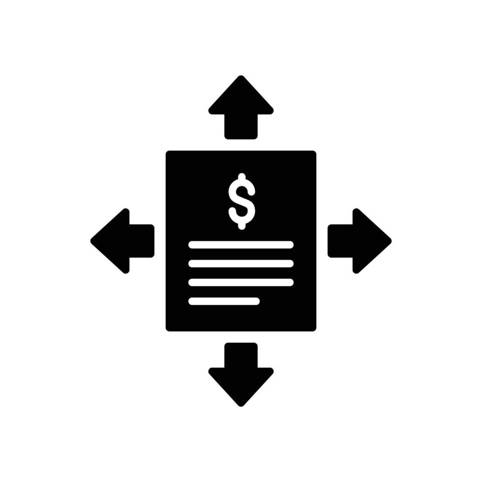 Business expansion icon vector