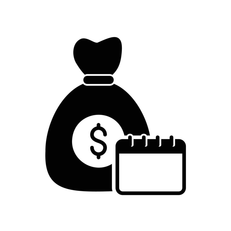 Long term investment icon vector