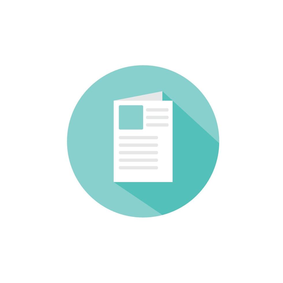 Modern Circular Flyer Design vector
