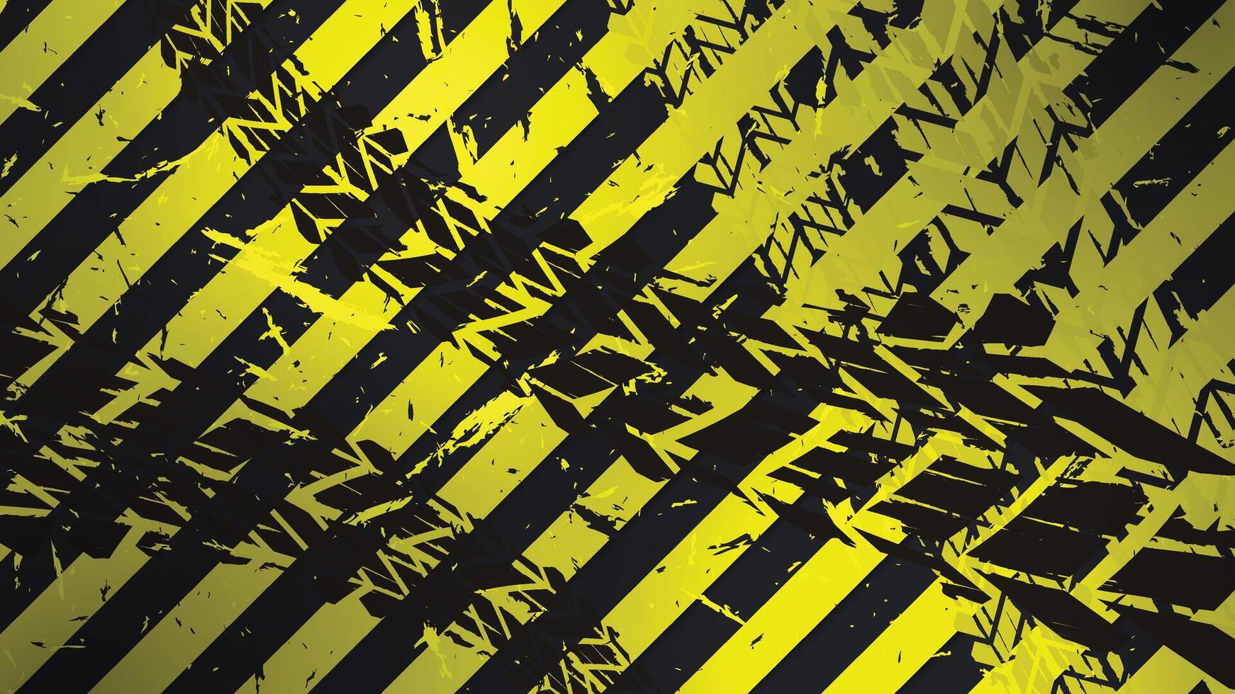 a black and yellow striped background with a black and white stripe vector