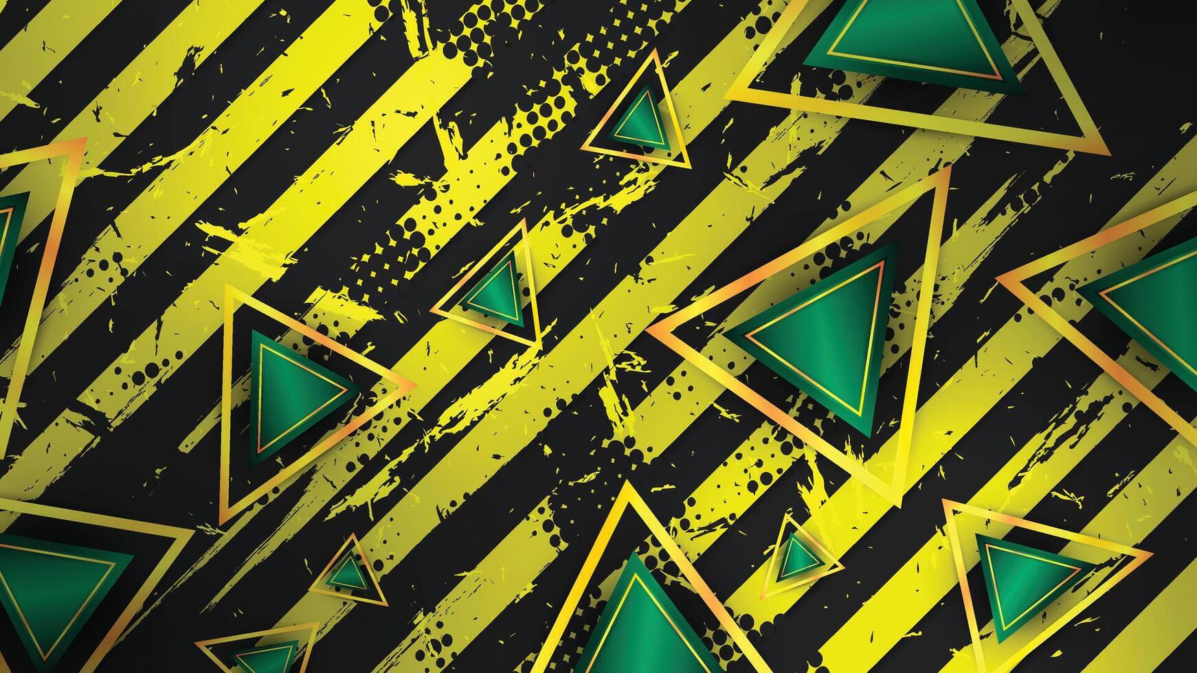 Modern Grunge Triangular Abstract Background vector