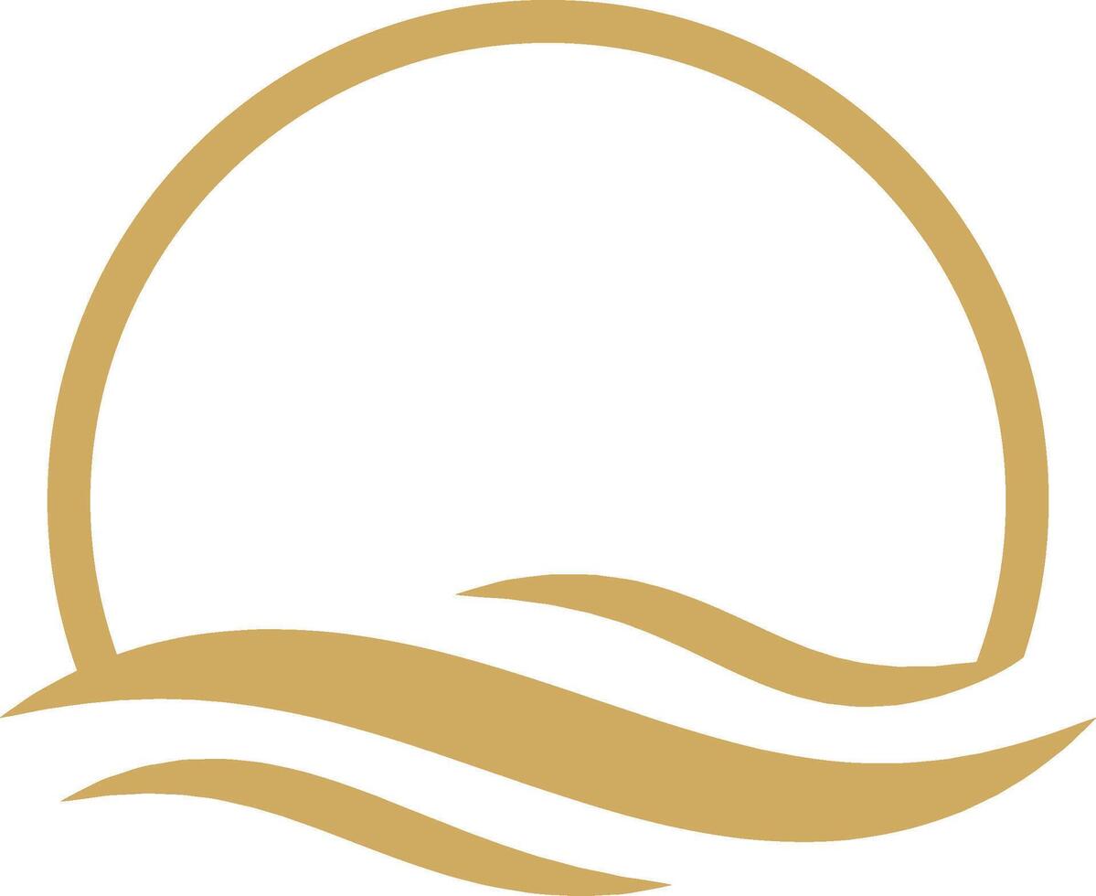 Water Wave symbol and icon vector