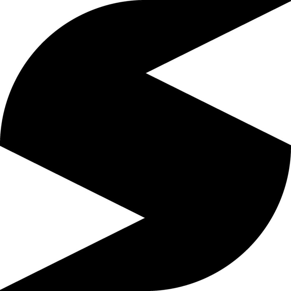 Shape to complement a minimalist logo vector