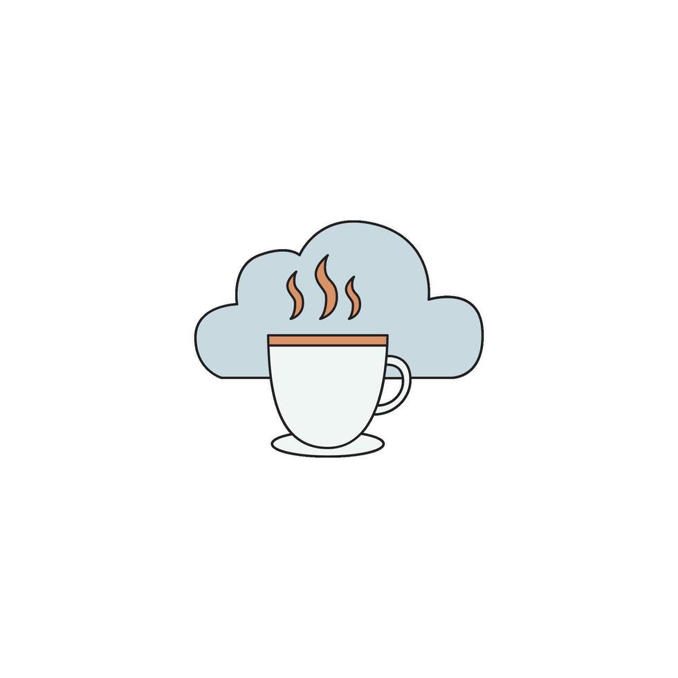 Coffee Break Cloud Connection vector