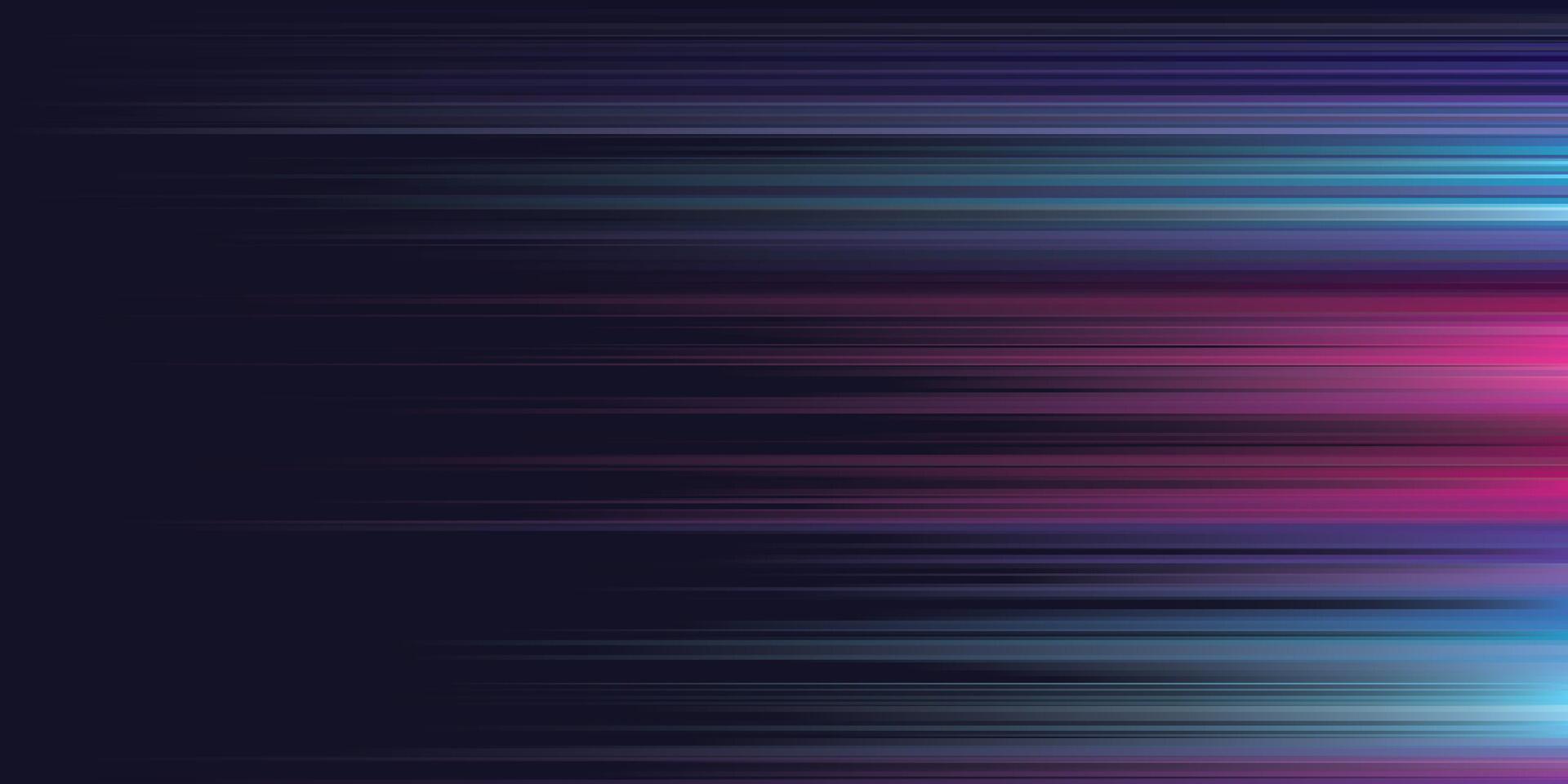 Abstract colorful light dynamic motion on dark blue background graphic illustration. vector