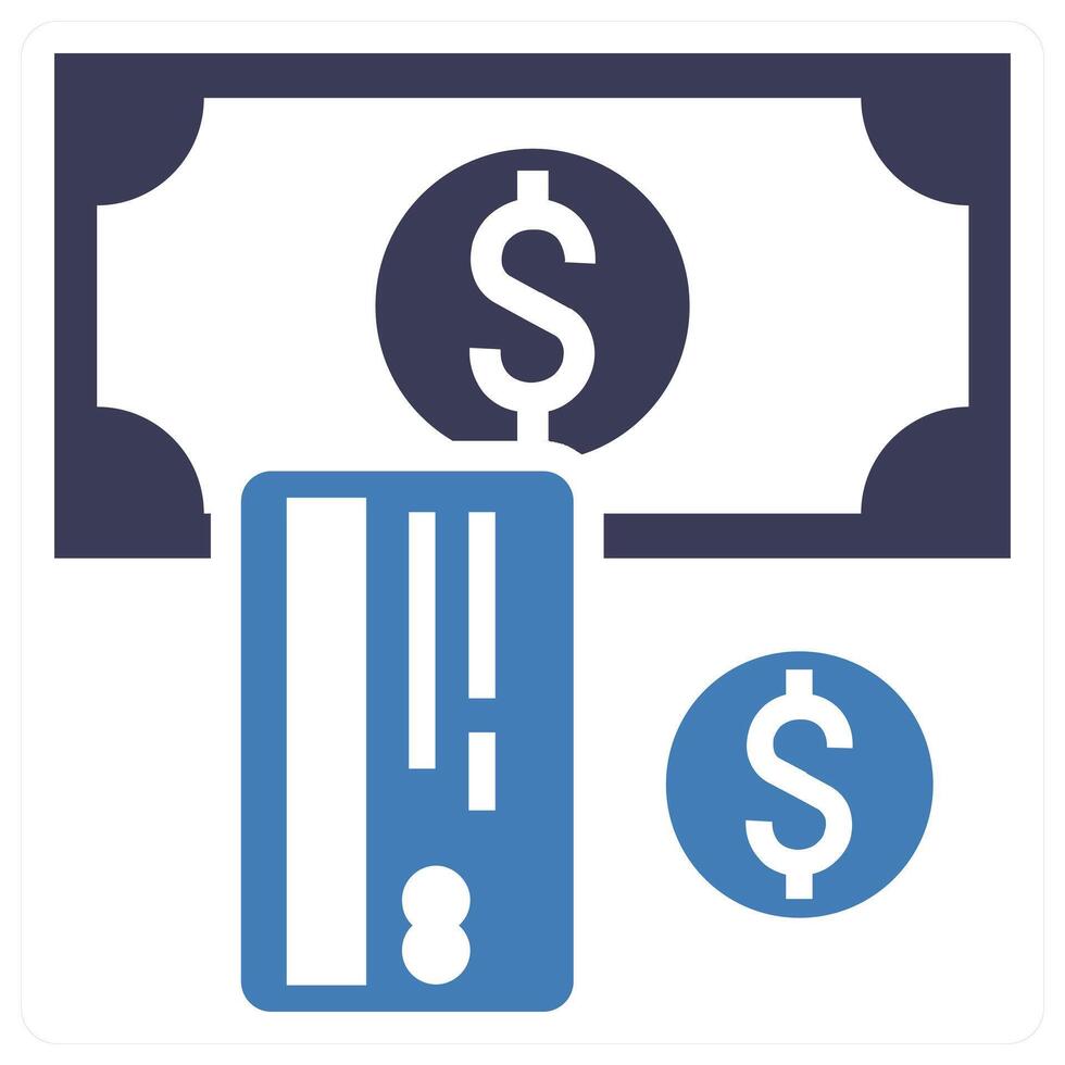 Payment Method icon concept in blue color vector