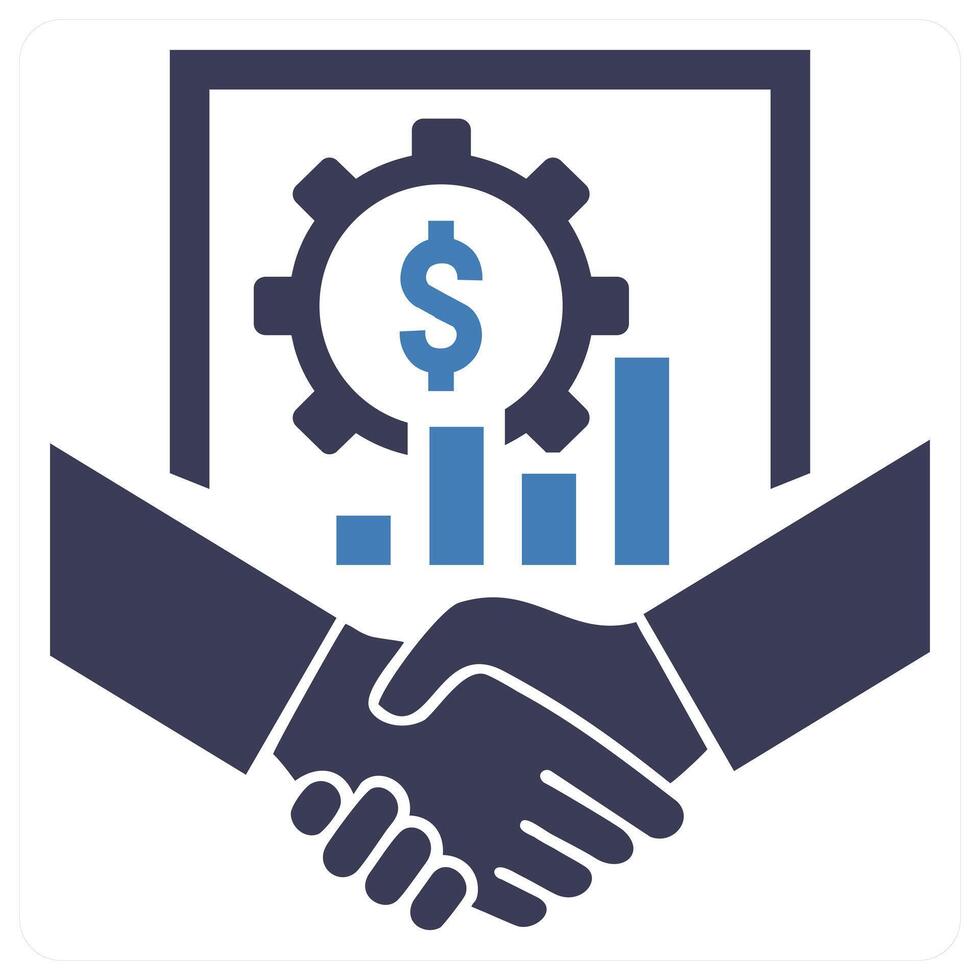 PIPR icon concept in blue color vector