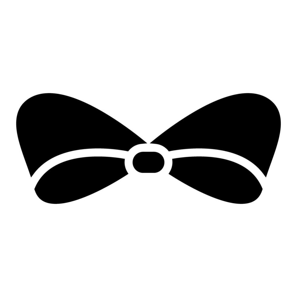 Bow tie icon. Simple illustration of bow tie icon for web design isolated on white background vector
