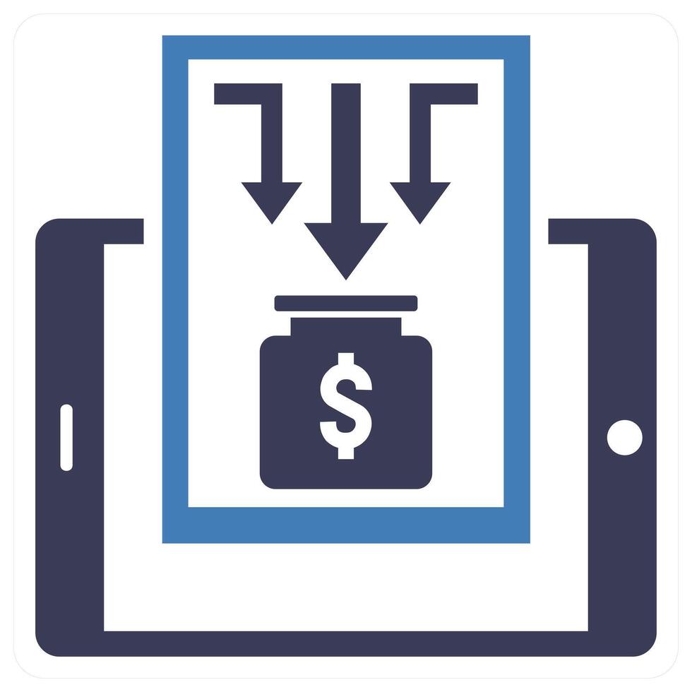 Project Image icon concept in blue color vector