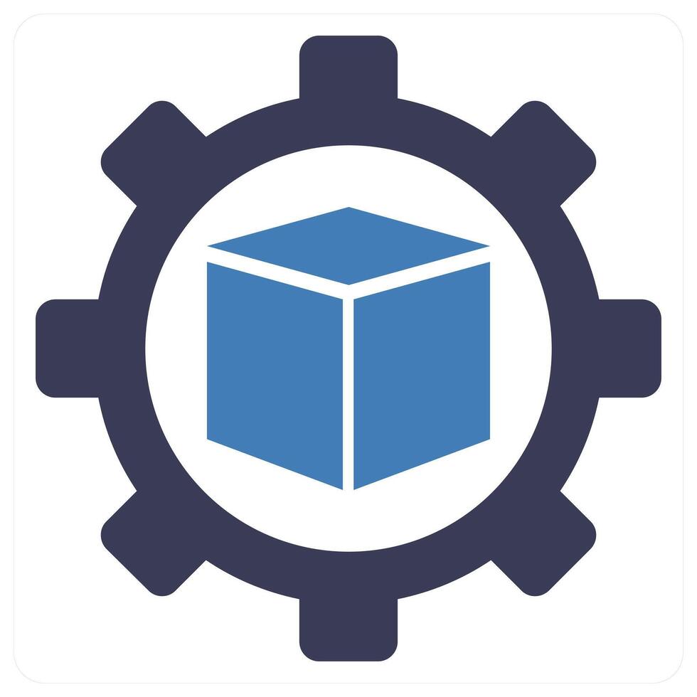 Project Development icon concept in blue color vector