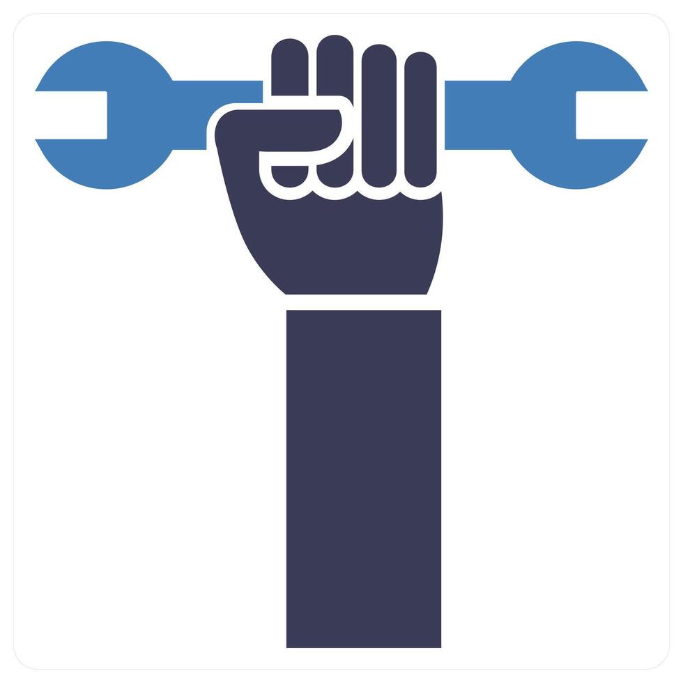 Repair icon in blue color vector
