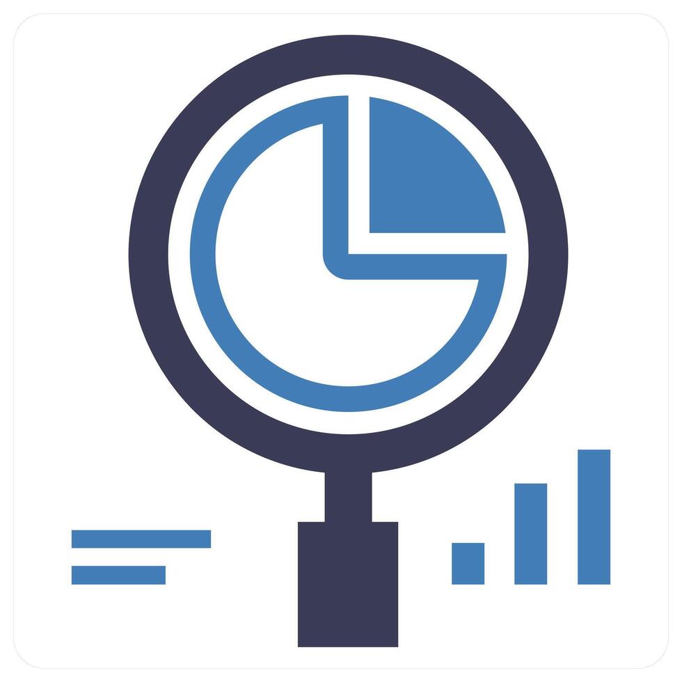 Security Report icon concept in blue color vector