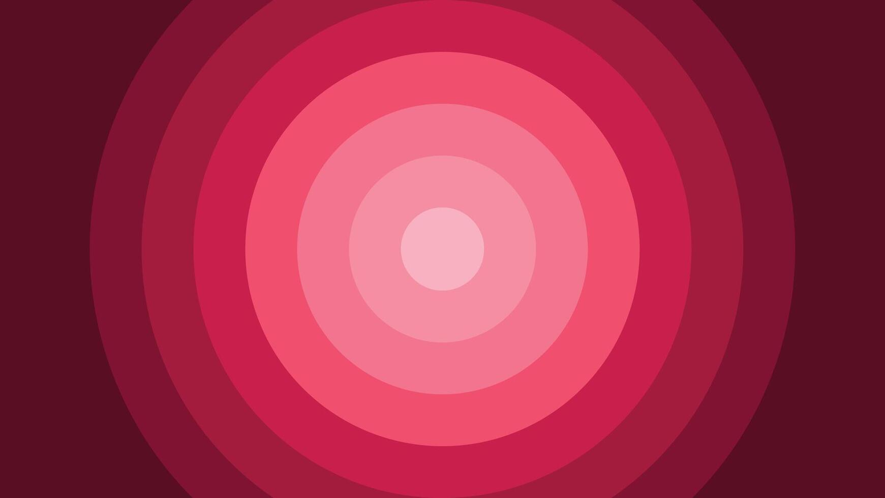 Concentric circles in shades of pink and burgundy, creating a hypnotic effect. vector