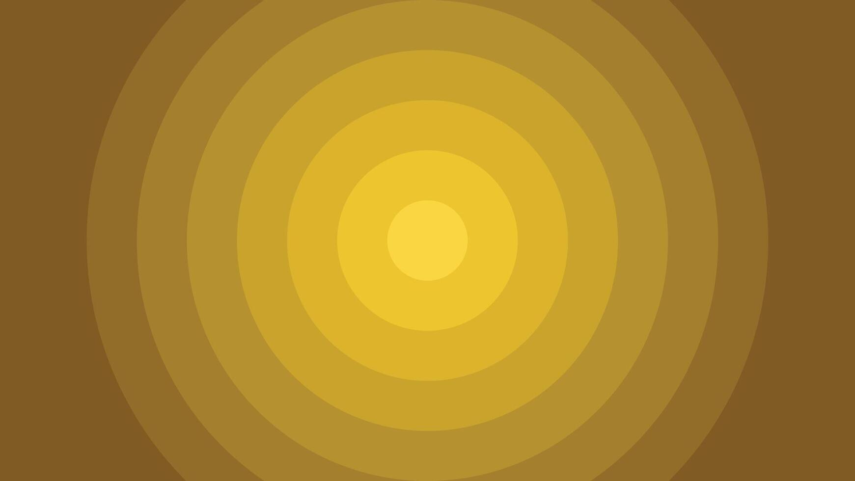 Concentric Circles of Golden Hues, A Warm and Radiant Abstract Design vector