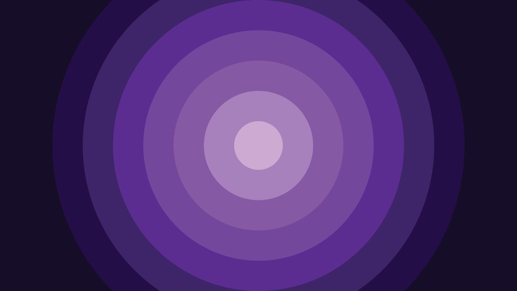 Concentric purple circles radiating from a light center, creating a hypnotic effect vector