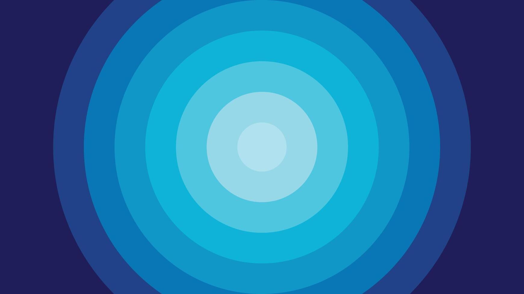 Concentric Blue Circles, A Gradient of Depth and Serenity in Abstract Design vector