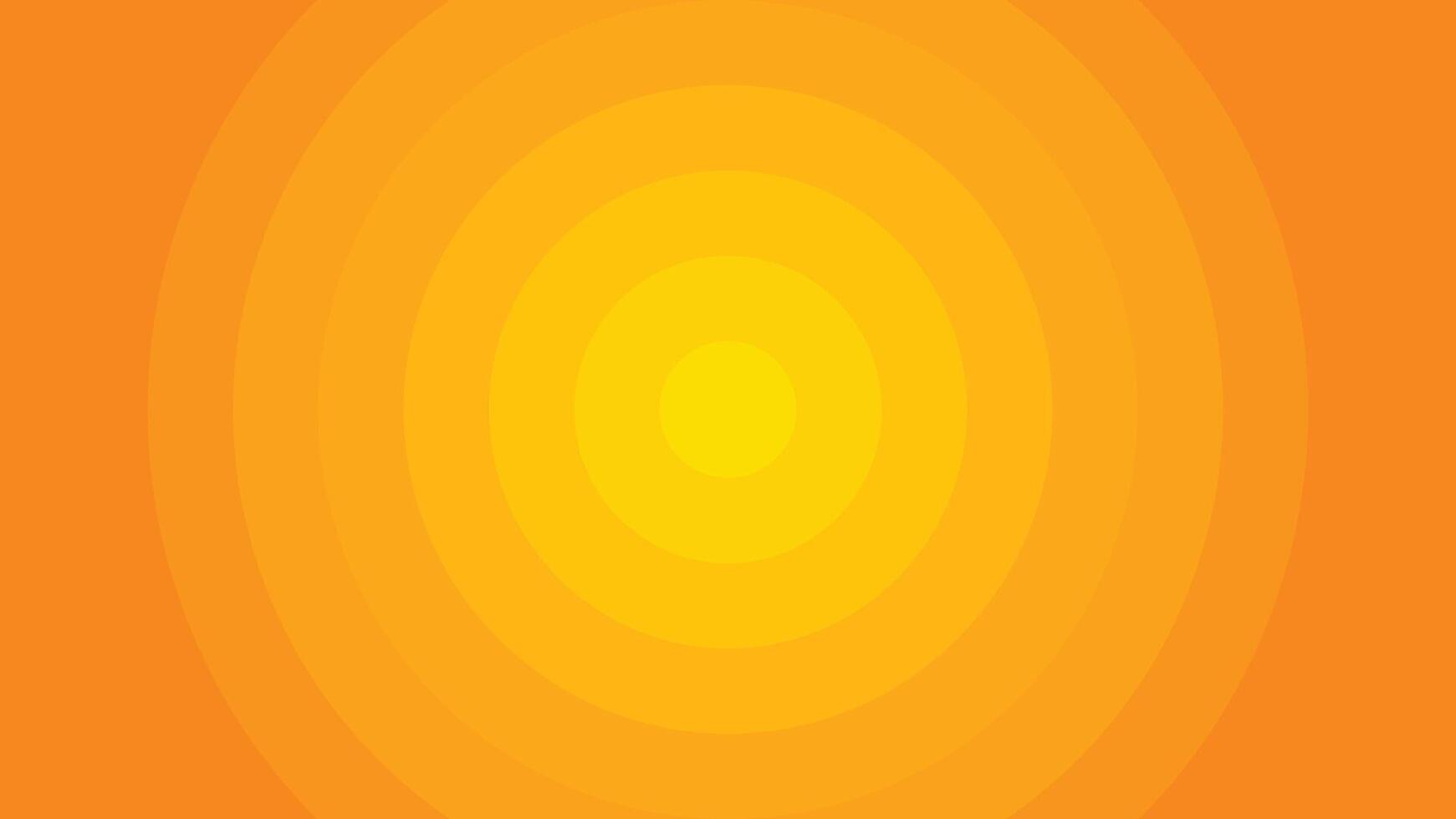 Concentric Circles of Warmth, A Gradient of Yellow and Orange Radiating Outward vector