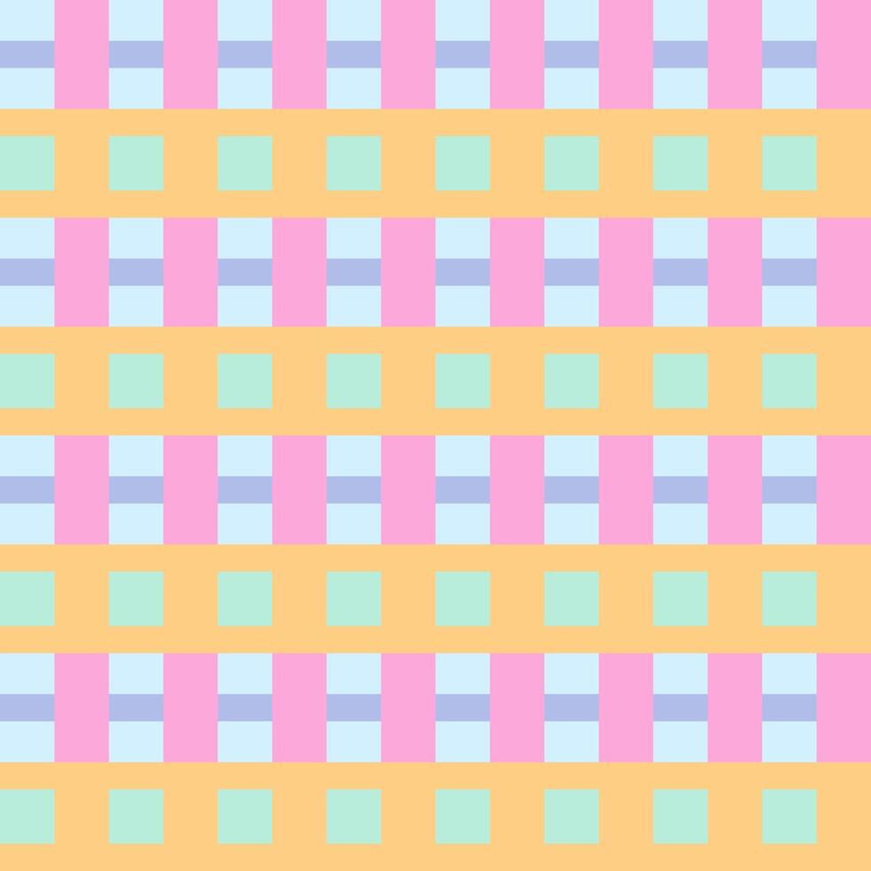 colorful checkered multicolor seamless pattern,. Geometric Stripes Square Organic Shape texture vector