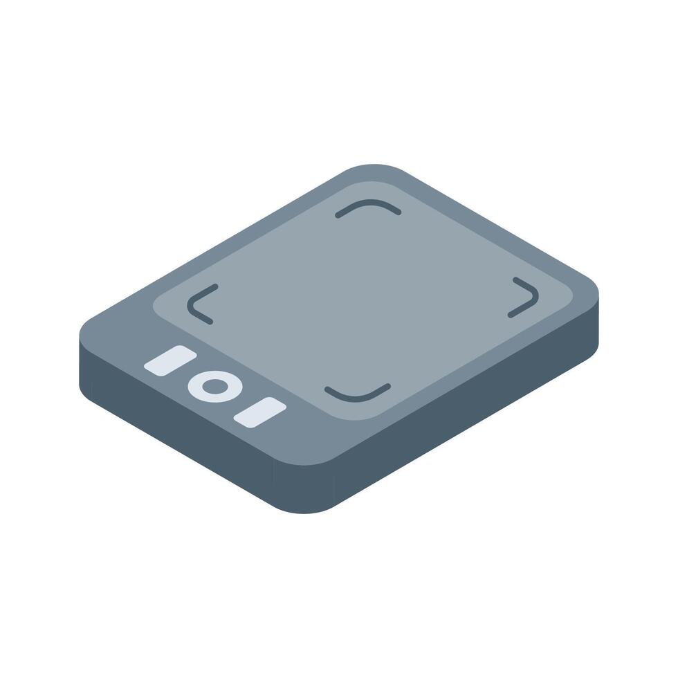 Check out this isometric icon of digital tablet vector