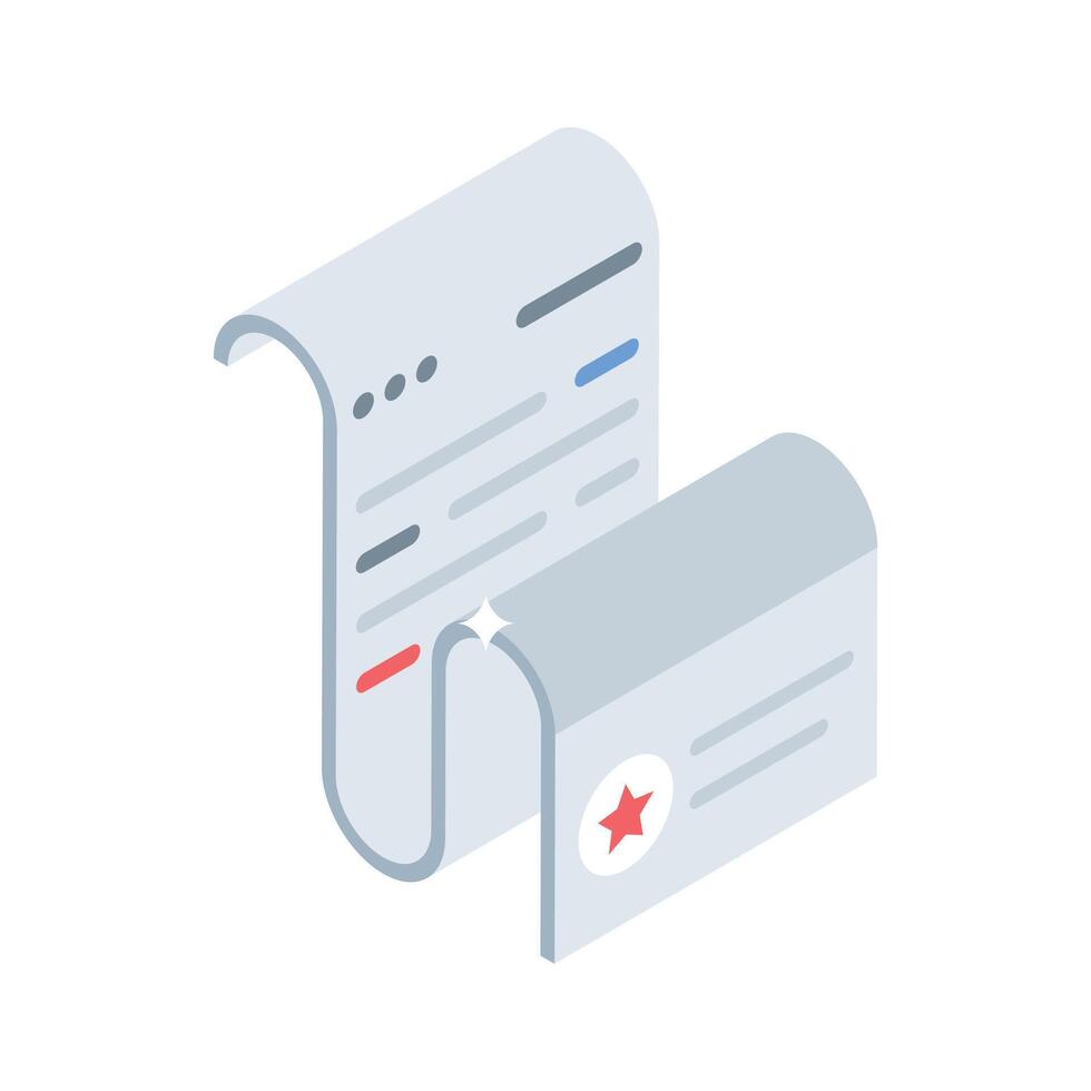 Modern isometric icon of programming file, easy to edit vector