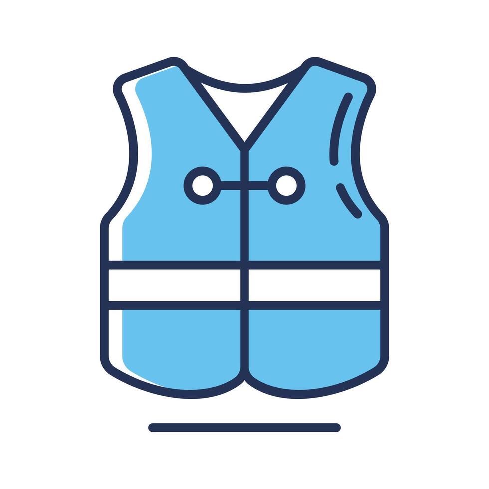 Labour vest icon amazingly designed in outline style vector