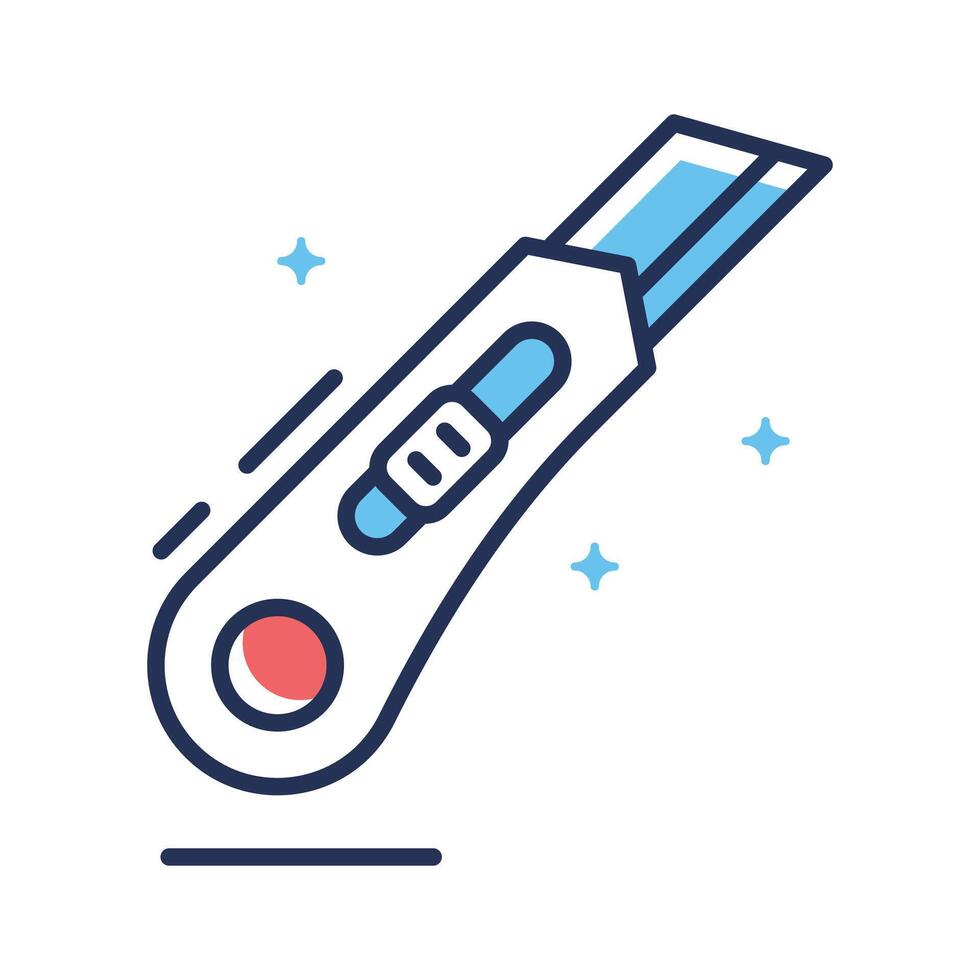 Well crafted premium icon depicting cutter, linear style vector