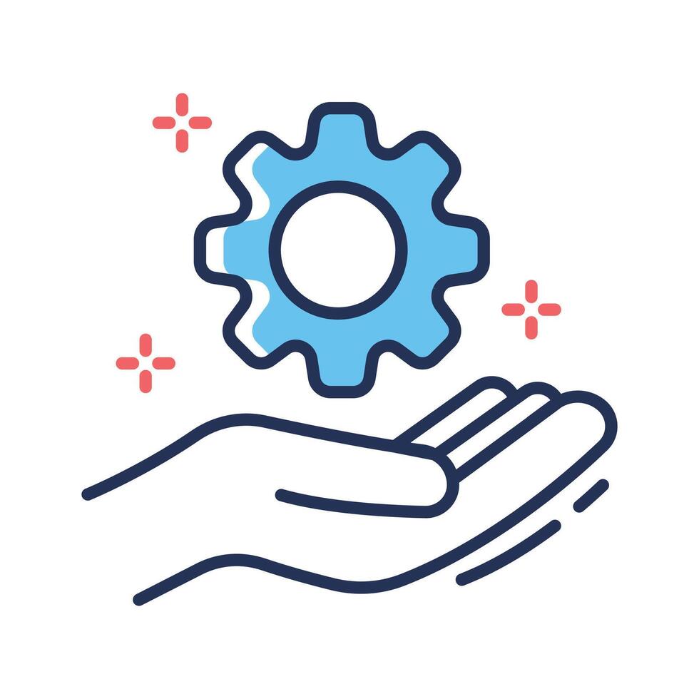 Modern icon of engineering designed in outline style vector