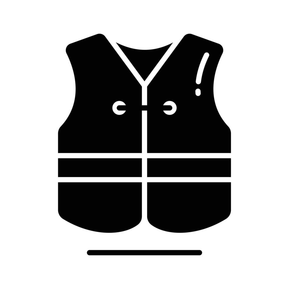 Labour vest icon amazingly designed in glyph style vector