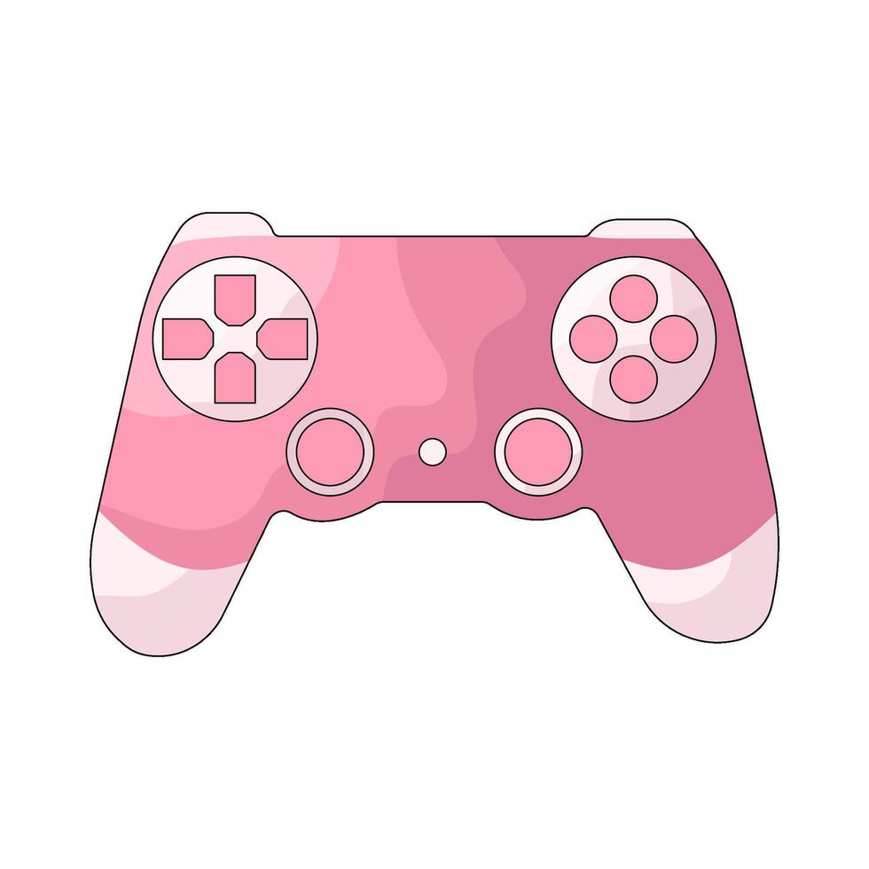 Illustration of Pink Console vector