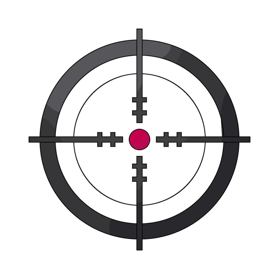Illustration of a Gaming Target vector