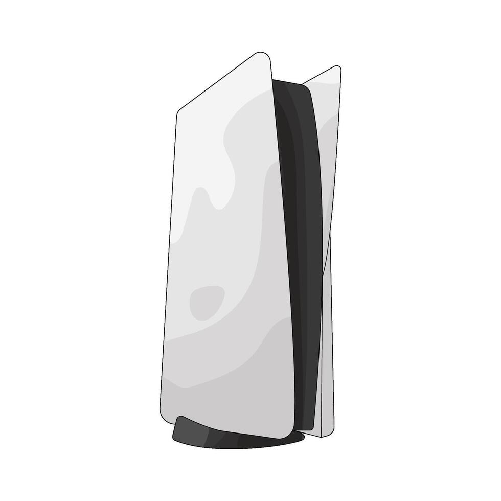 Illustration of slim console vector