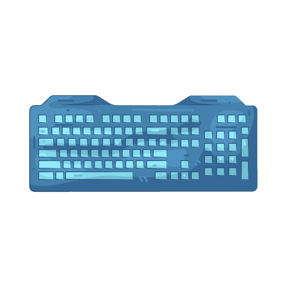 Illustration of Keyboard Gaming vector