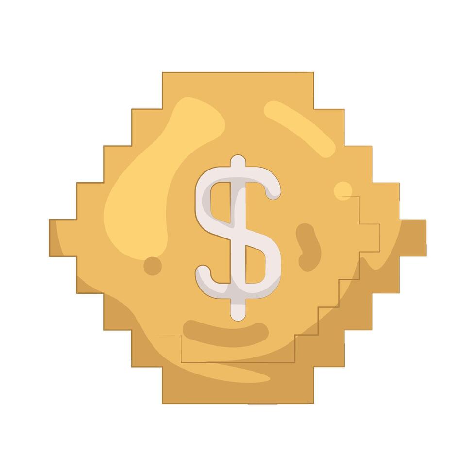 Illustration of Gaming coin vector