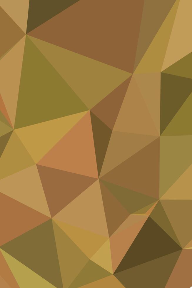 Geometric Abstraction A Mosaic of Triangles in Earthy Tones vector