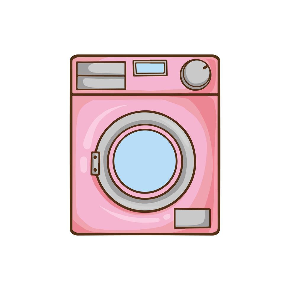 Laundry icon in cartoon style isolated on white background. Laundry symbol stock illustration. vector